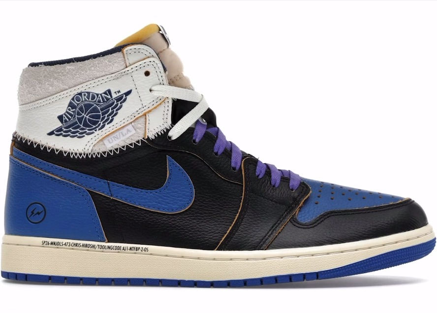 Jordan 1 High OG SP Fragment x Union LA Sport Royal — Men's shoes at VELXO