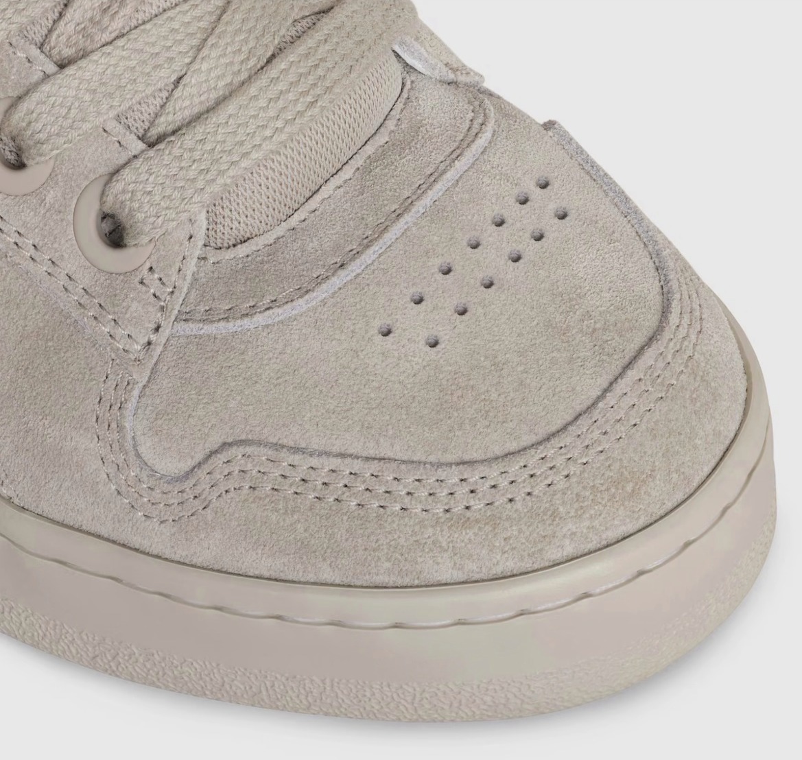 Celine Huntington Low Lace-Up Sneaker — Suede Calfskin & Mesh thumbnail 4