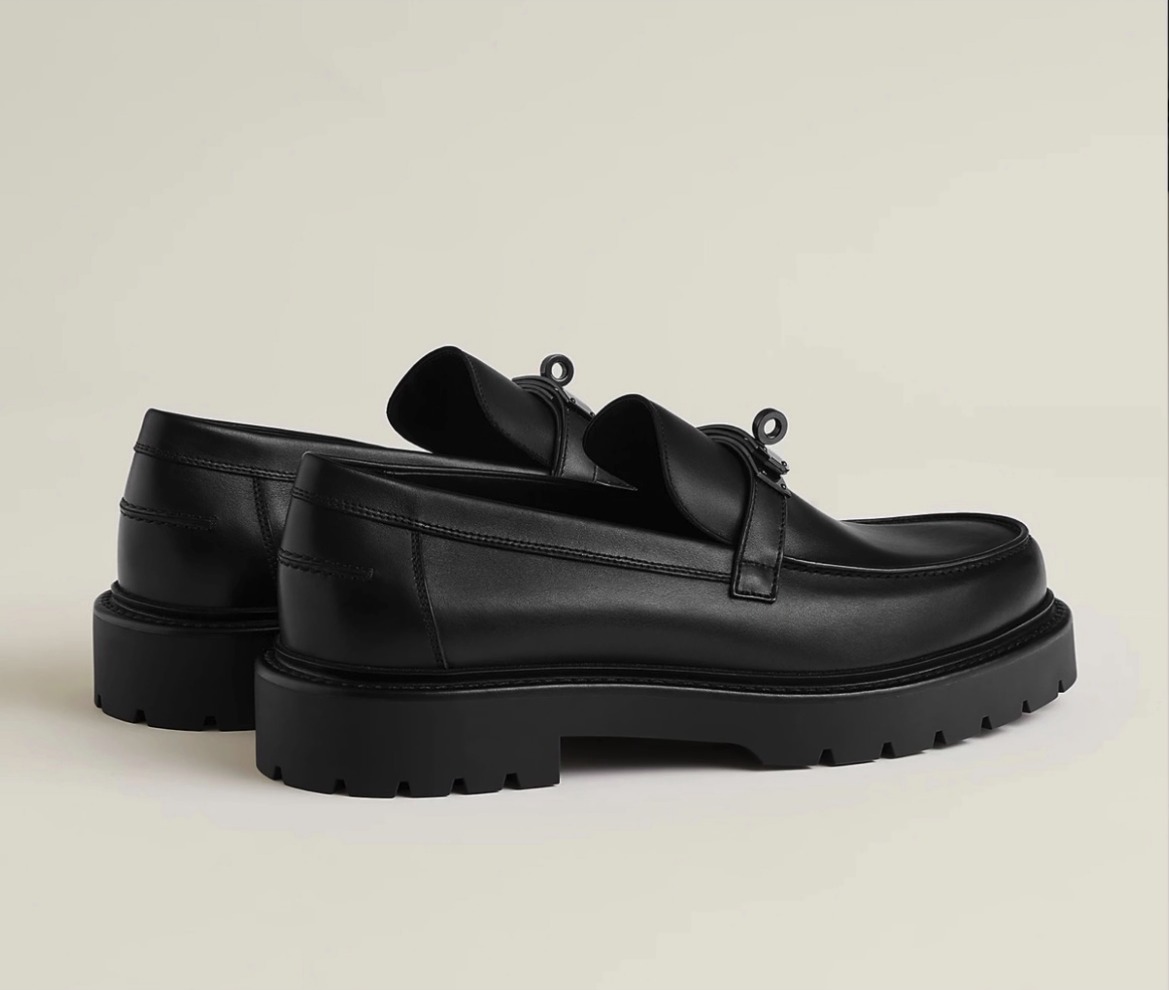 Hermès Icone Loafer — Black thumbnail 2