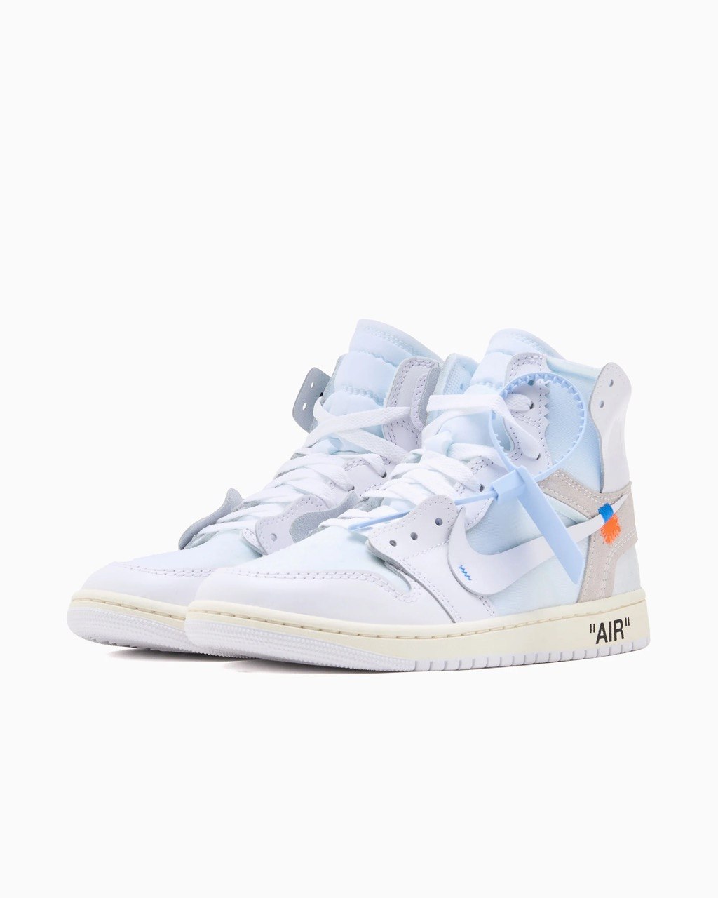Air Jordan x Virgil Abloh Archive 1 Retro High 'Alaska' — Men's shoes at VELXO