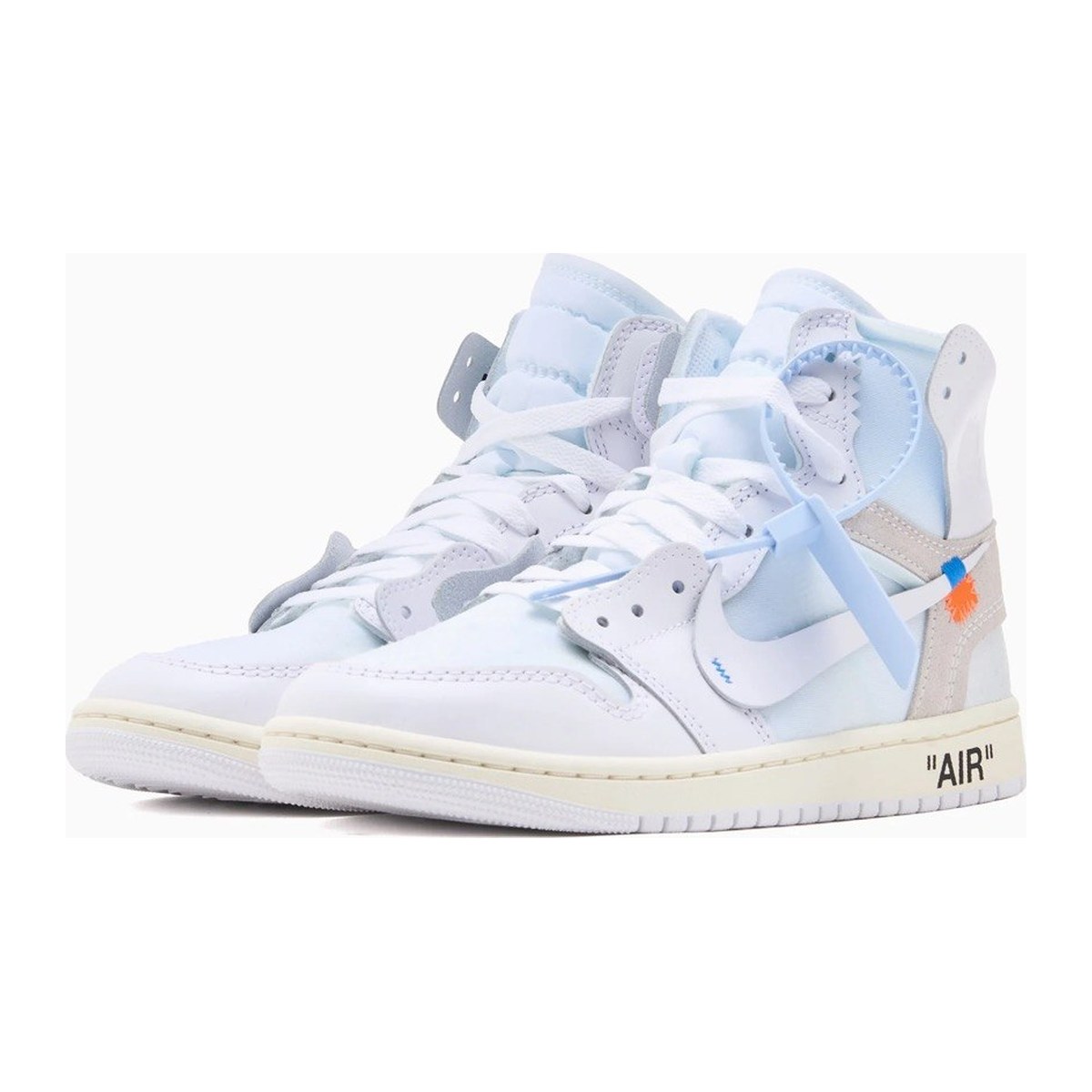Air Jordan x Virgil Abloh Archive 1 Retro High 'Alaska' — Men's shoes at VELXO