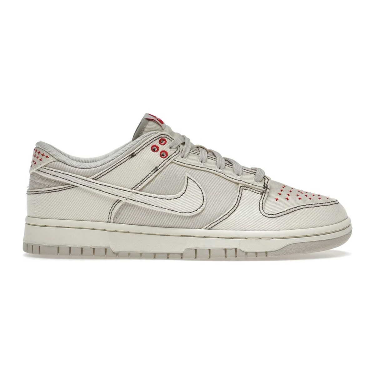 Nike Dunk Low Light Orewood Brown Sashiko — Men's shoes at VELXO