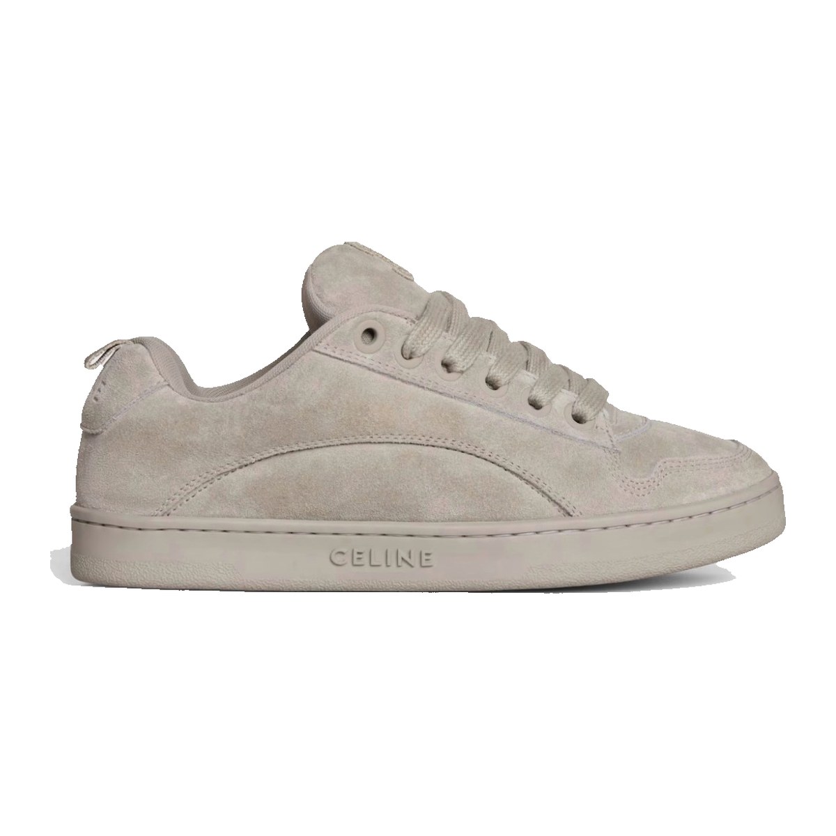 Celine Huntington Low Lace-Up Sneaker — Suede Calfskin & Mesh — Men's shoes at VELXO