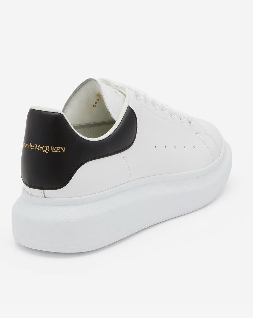 Alexander McQueen Oversized Sneaker — White/Black thumbnail 2