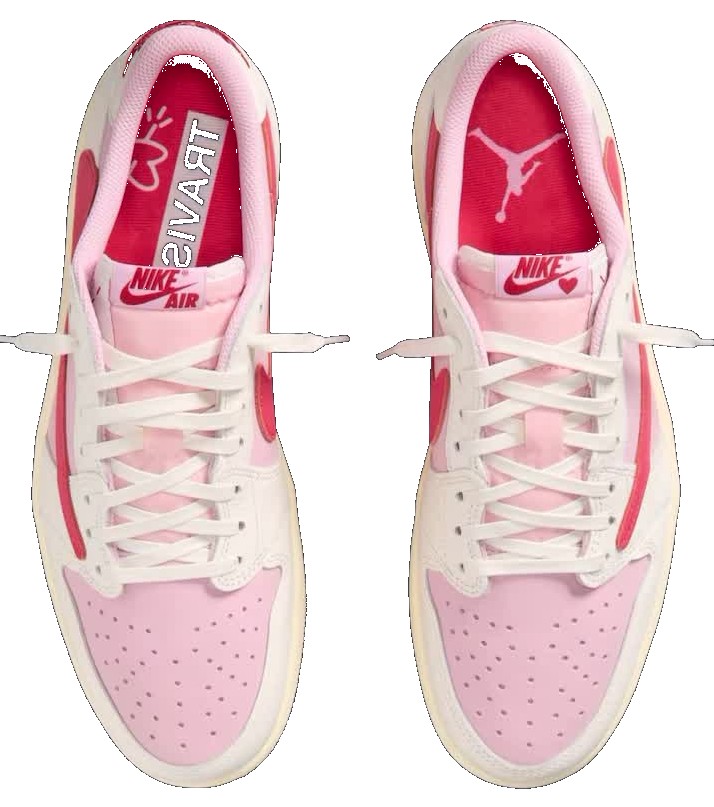 Travis Scott x Air Jordan 1 Low "Shy Pink" thumbnail 2