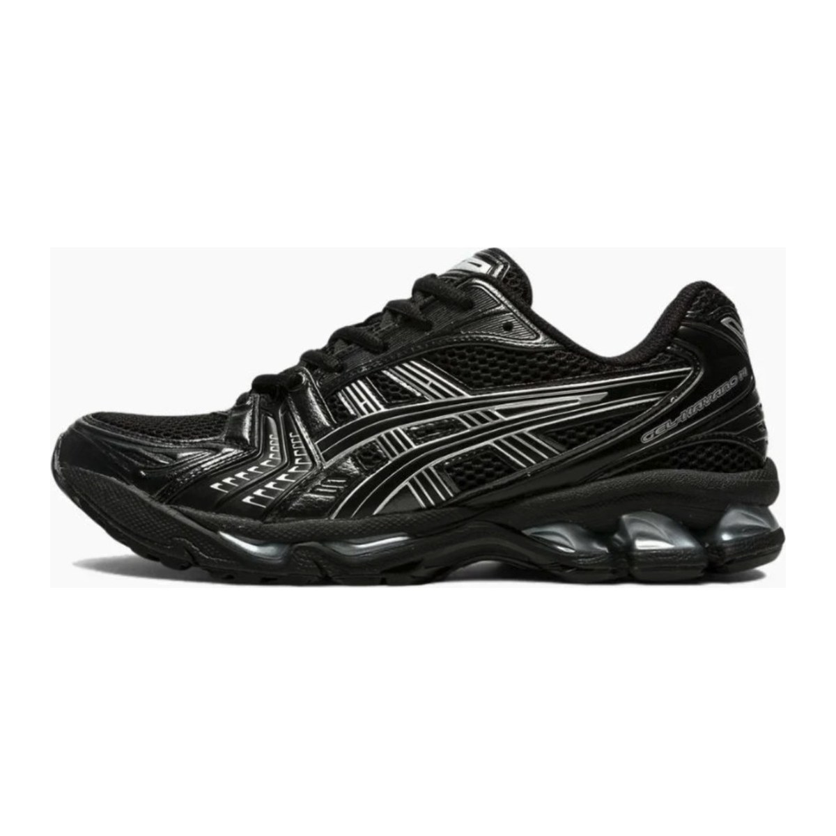 ASICS Gel-Kayano 14 — Black / Pure Silver — Men's shoes at VELXO