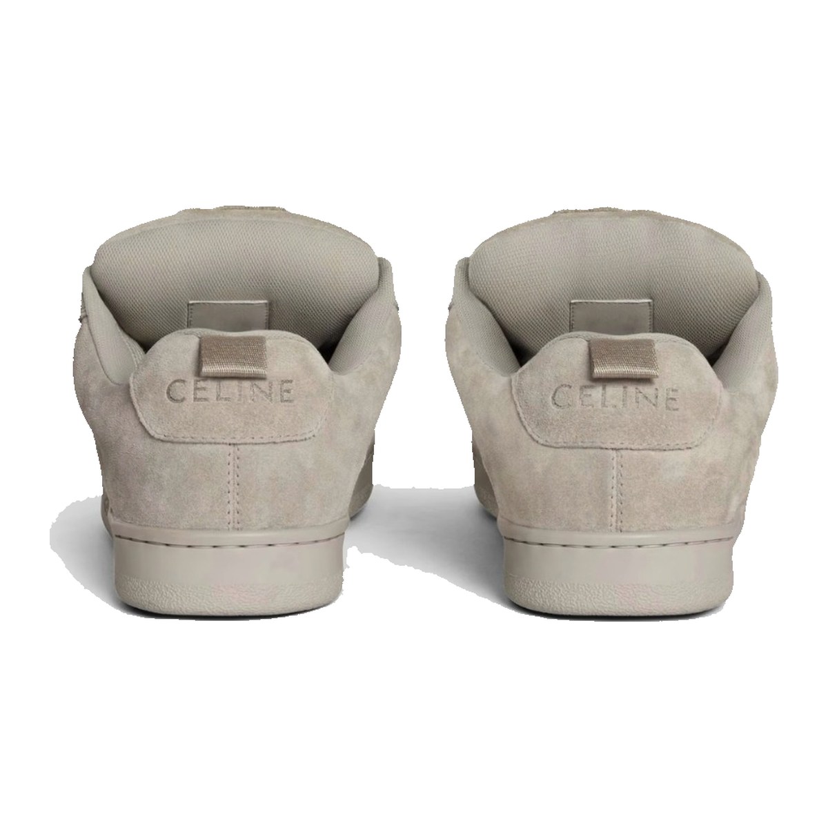 Celine Huntington Low Lace-Up Sneaker — Suede Calfskin & Mesh thumbnail 3